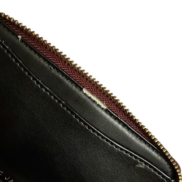 Marc Jacobs Leather Pomegranate Zip Wallet/ Keychain - Picture 5 of 7